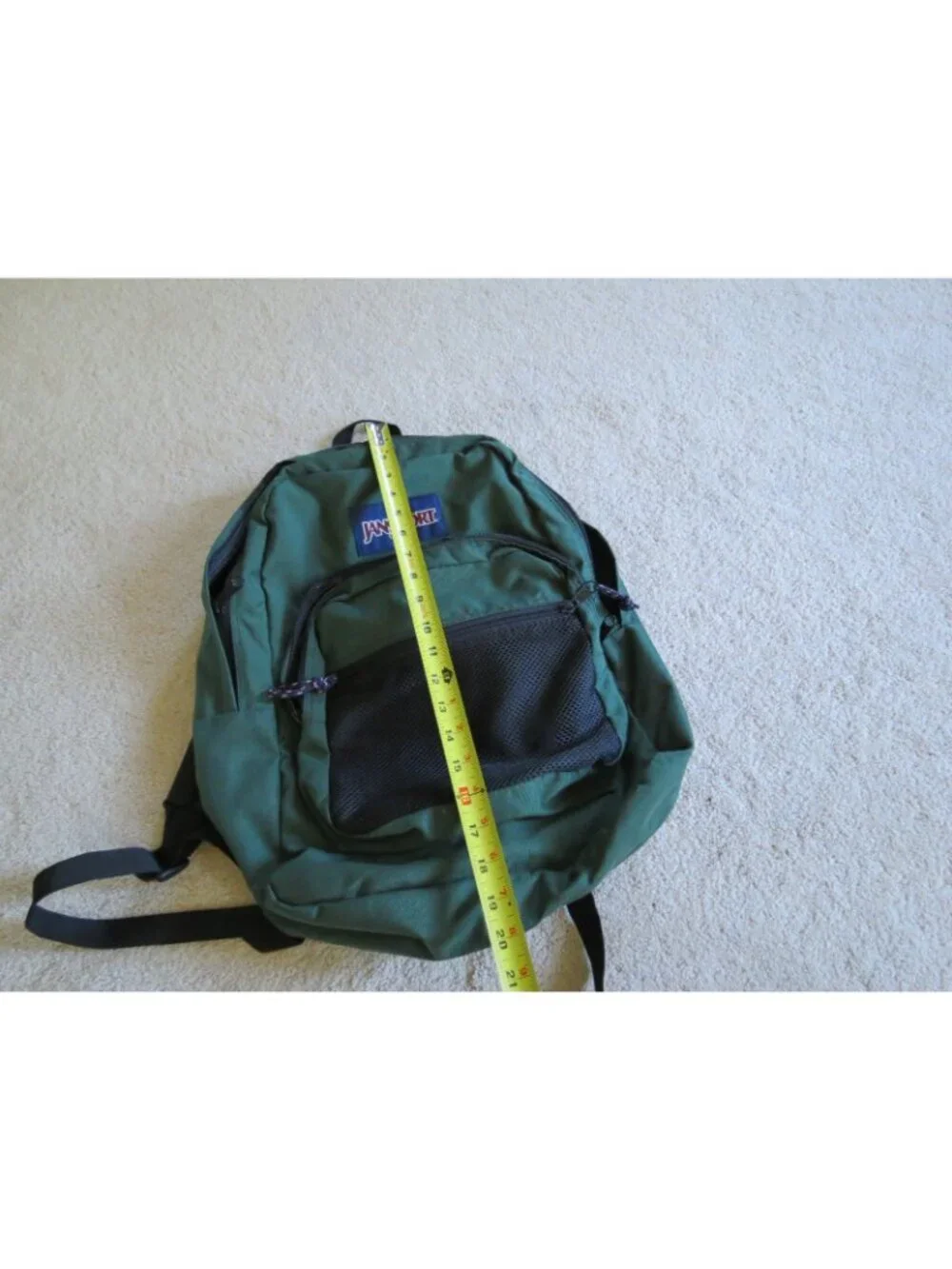 Vintage Jansport Green Backpack Hiking School